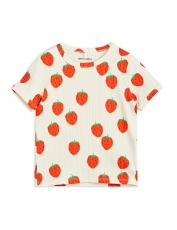 MINI RODINI T-Shirt Strawberries - offwhite